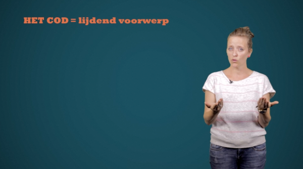 secundair onderwijs Het lijdend voorwerp of de COD in het Frans. Maar